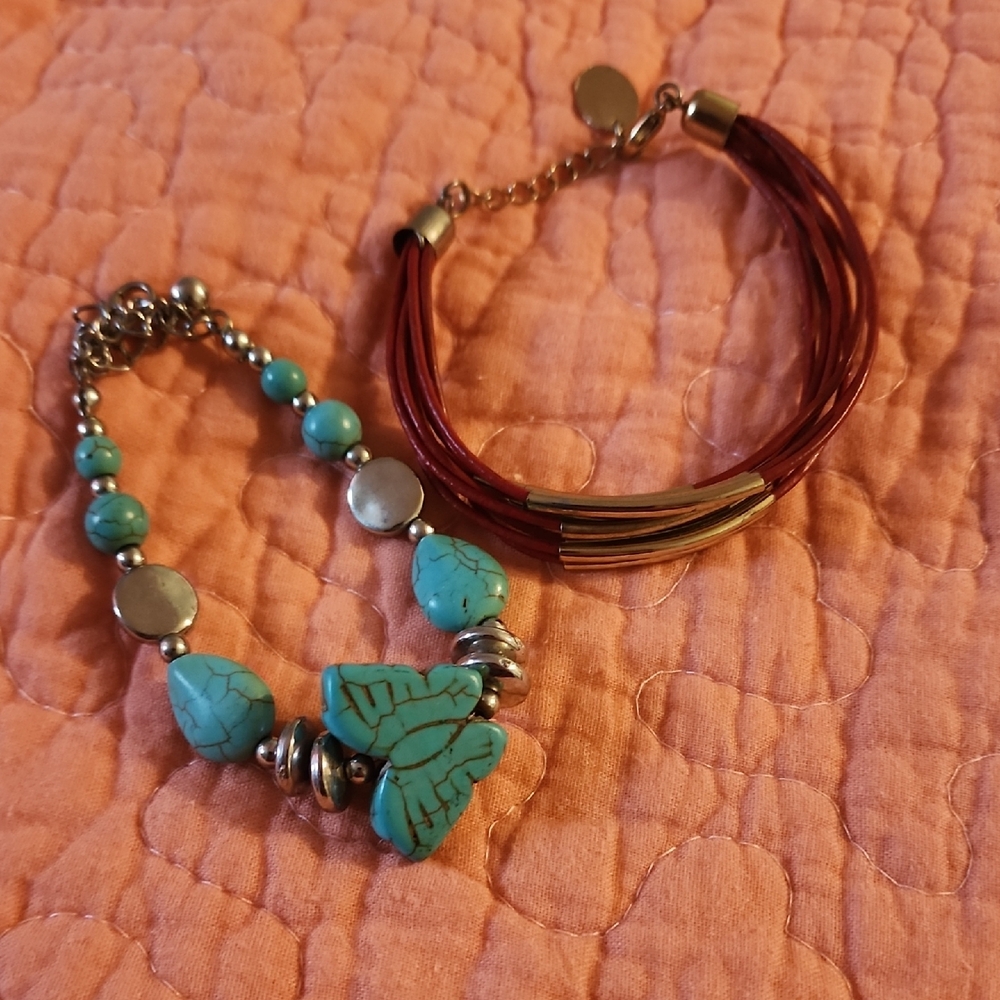 Brighton Mixed Bracelet Set in Turquoise, Red, Black & Silver - Picture 5 of 5
